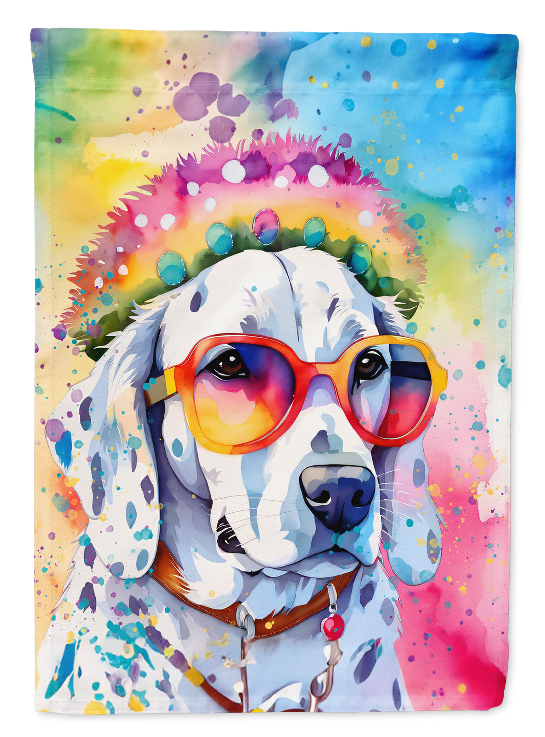 Buy this Dalmatian Hippie Dawg House Flag