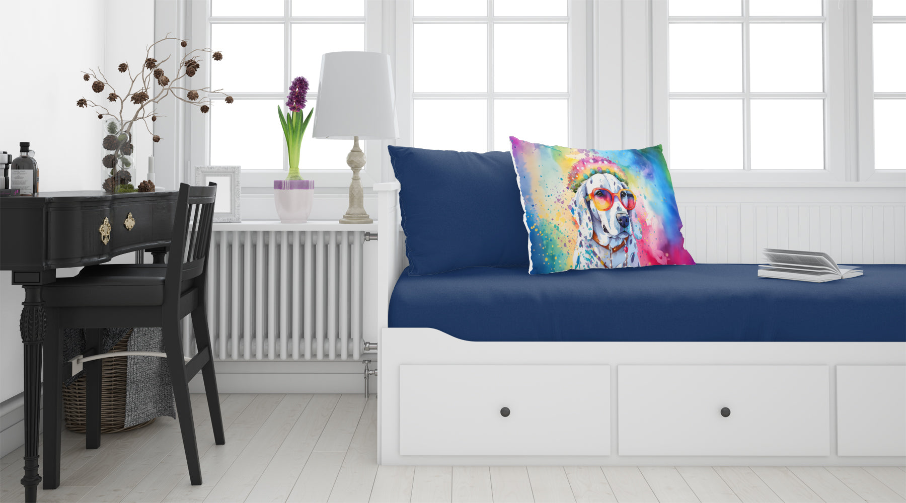 Dalmatian Hippie Dawg Standard Pillowcase