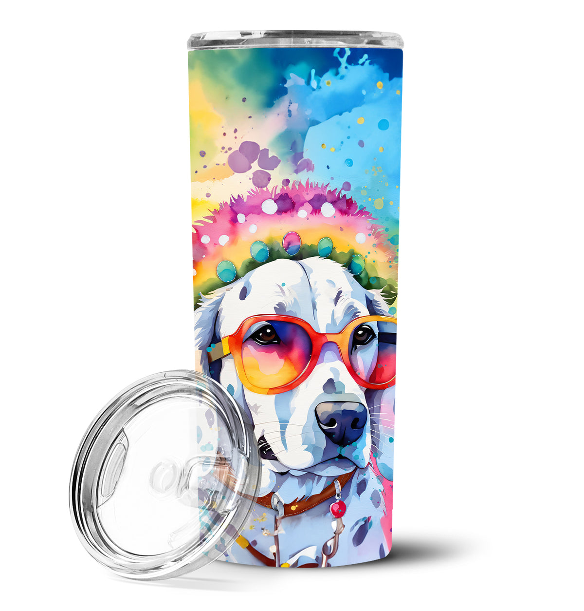 Buy this Dalmatian Hippie Dawg Stainless Steel Skinny Tumbler