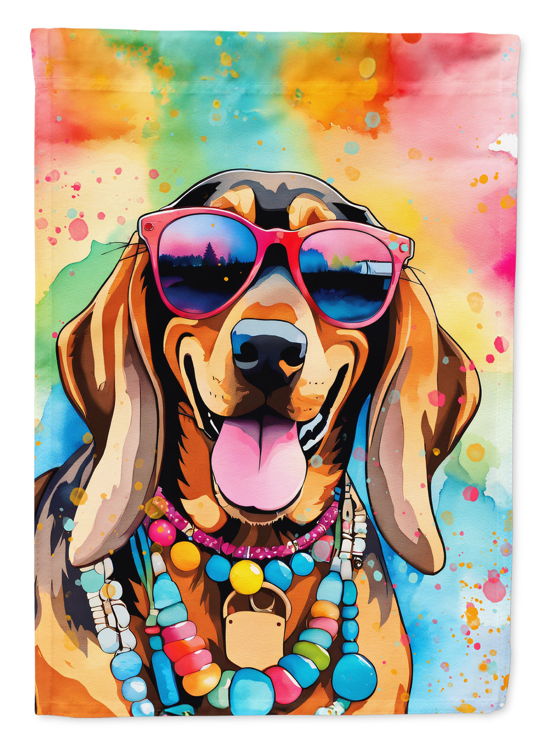 Buy this Doberman Pinscher Hippie Dawg Garden Flag