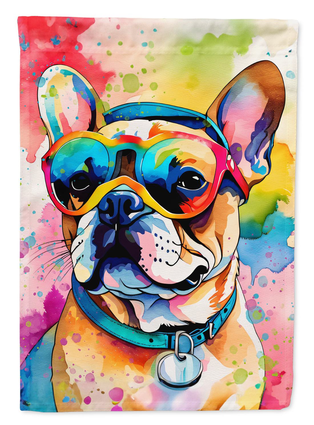 Buy this French Bulldog Hippie Dawg Garden Flag