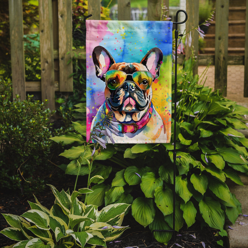 Buy this French Bulldog Hippie Dawg Garden Flag