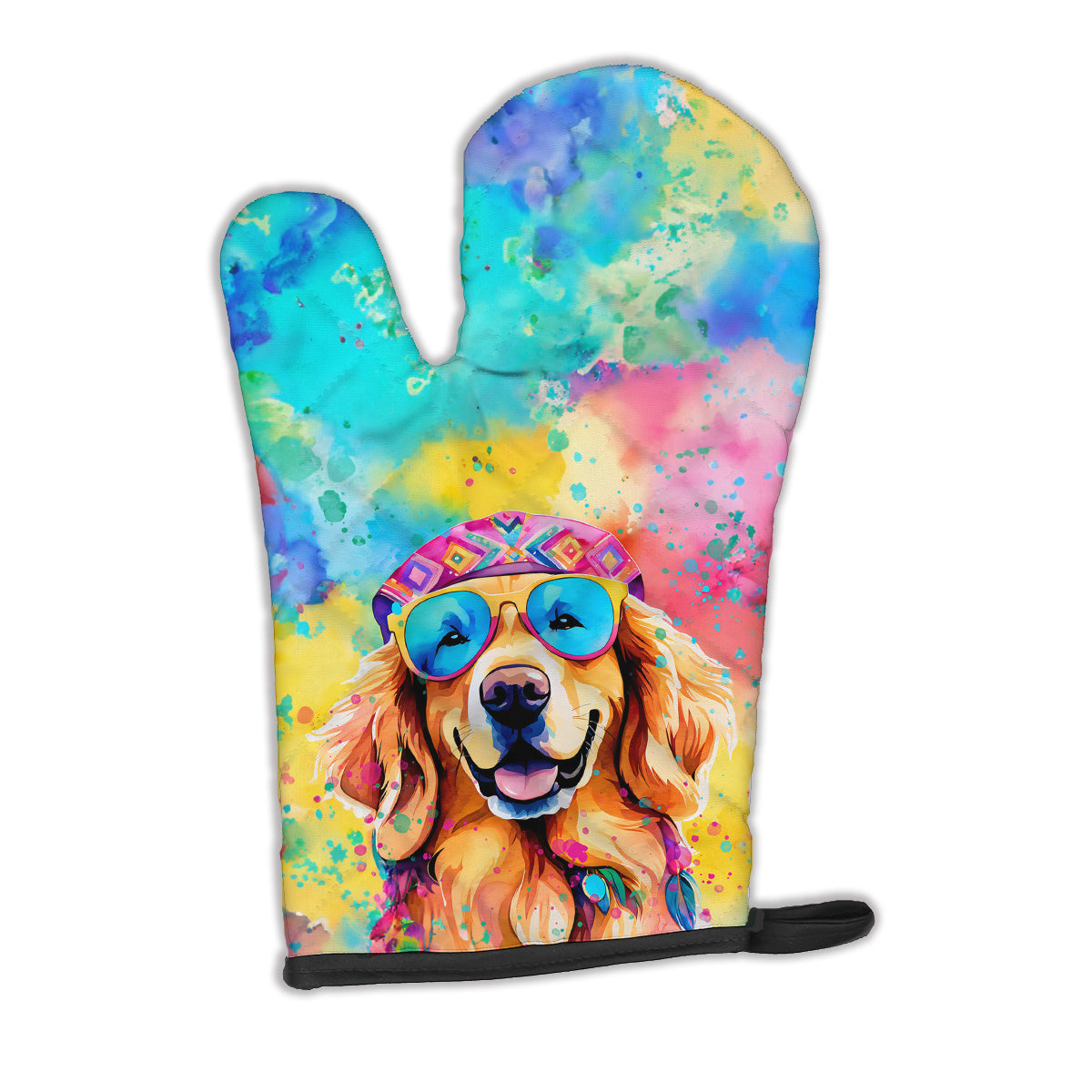 Buy this Golden Retriever Hippie Dawg Oven Mitt