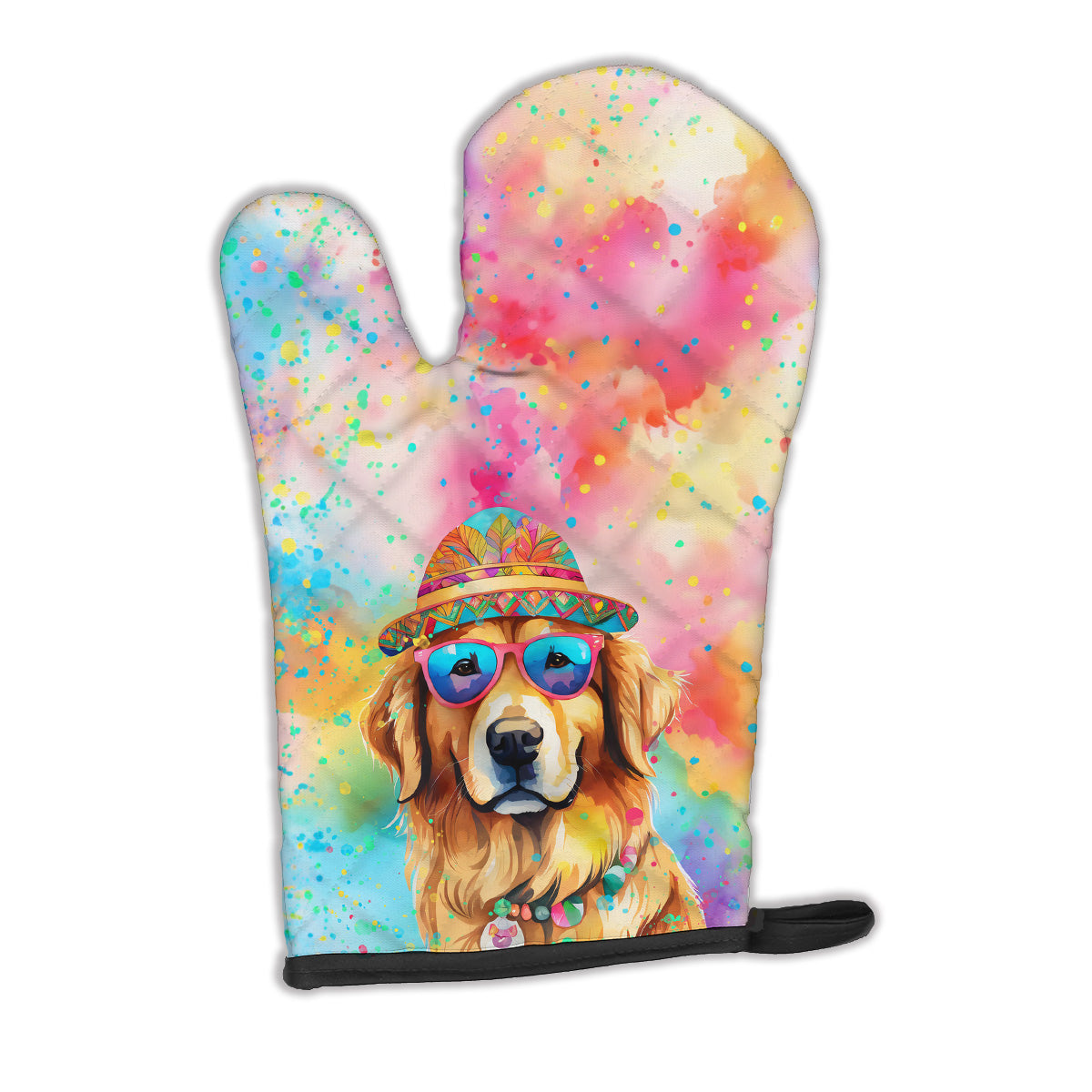 Buy this Golden Retriever Hippie Dawg Oven Mitt