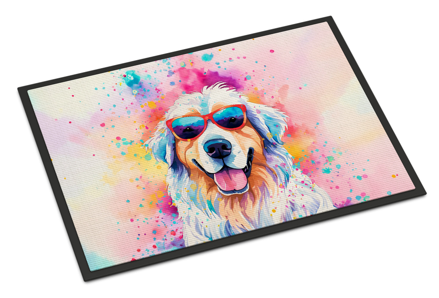 Buy this Great Pyrenees Hippie Dawg Indoor or Outdoor Mat 24x36