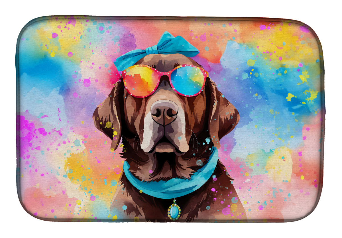 Buy this Chocolate Labrador Hippie Dawg Dish Drying Mat