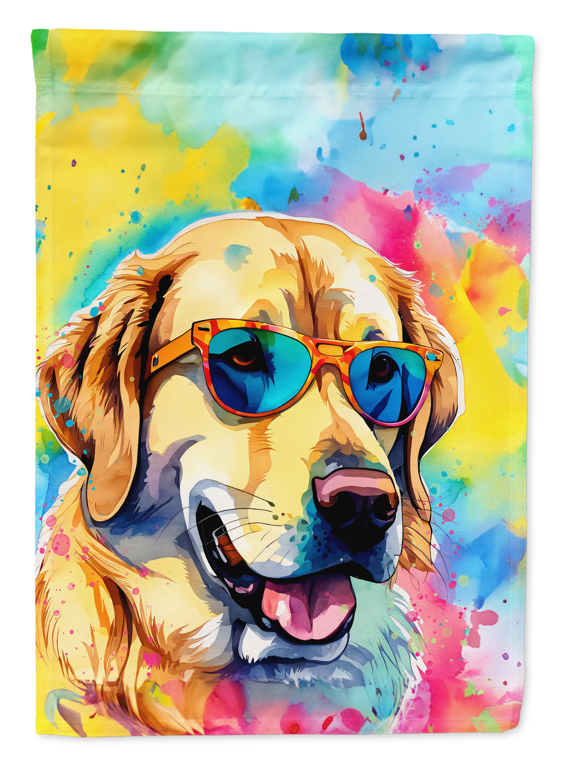 Buy this Yellow Labrador Hippie Dawg Garden Flag