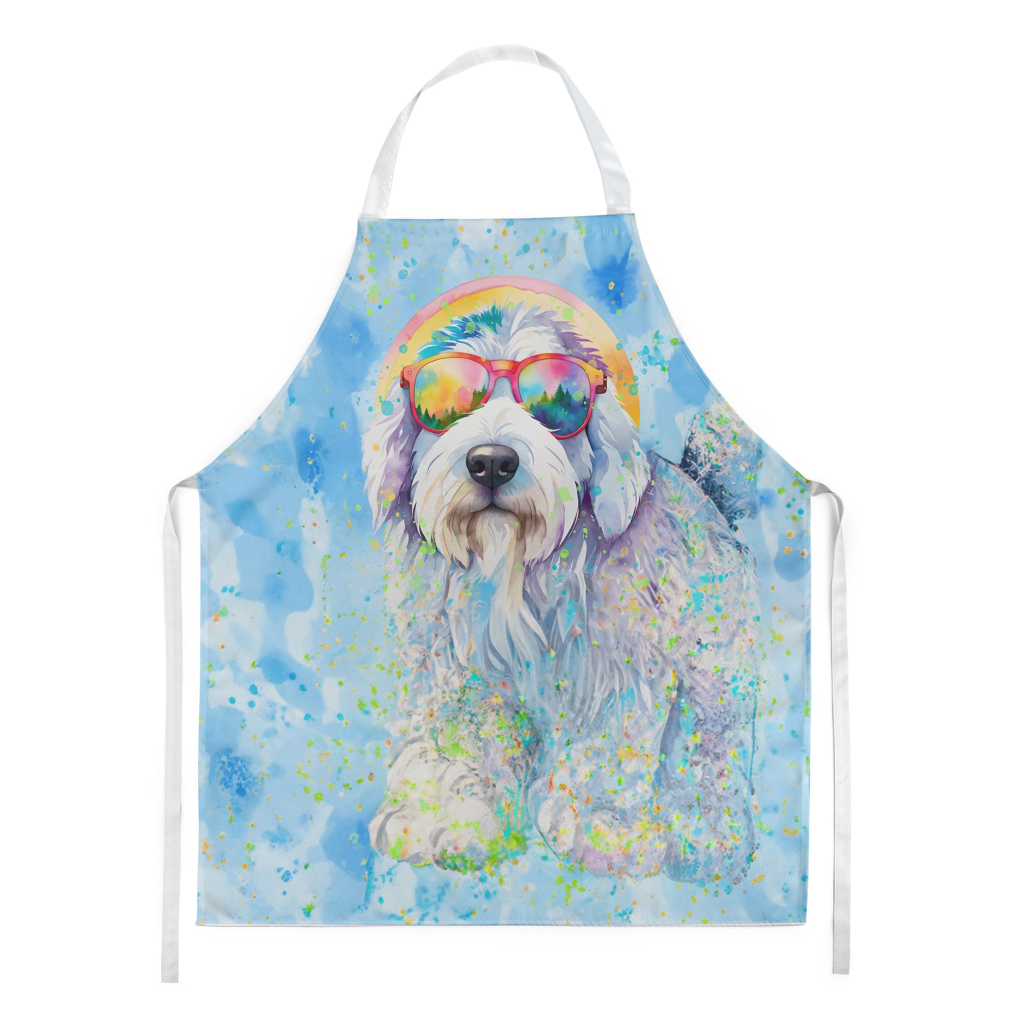 Buy this Old English Sheepdog Hippie Dawg Apron