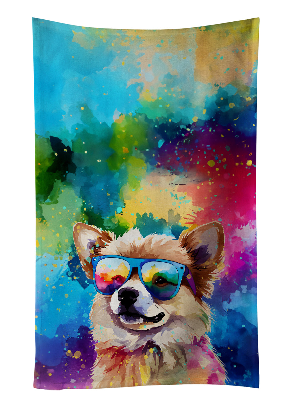 Buy this Pomeranian Hippie Dawg Kitchen Towel