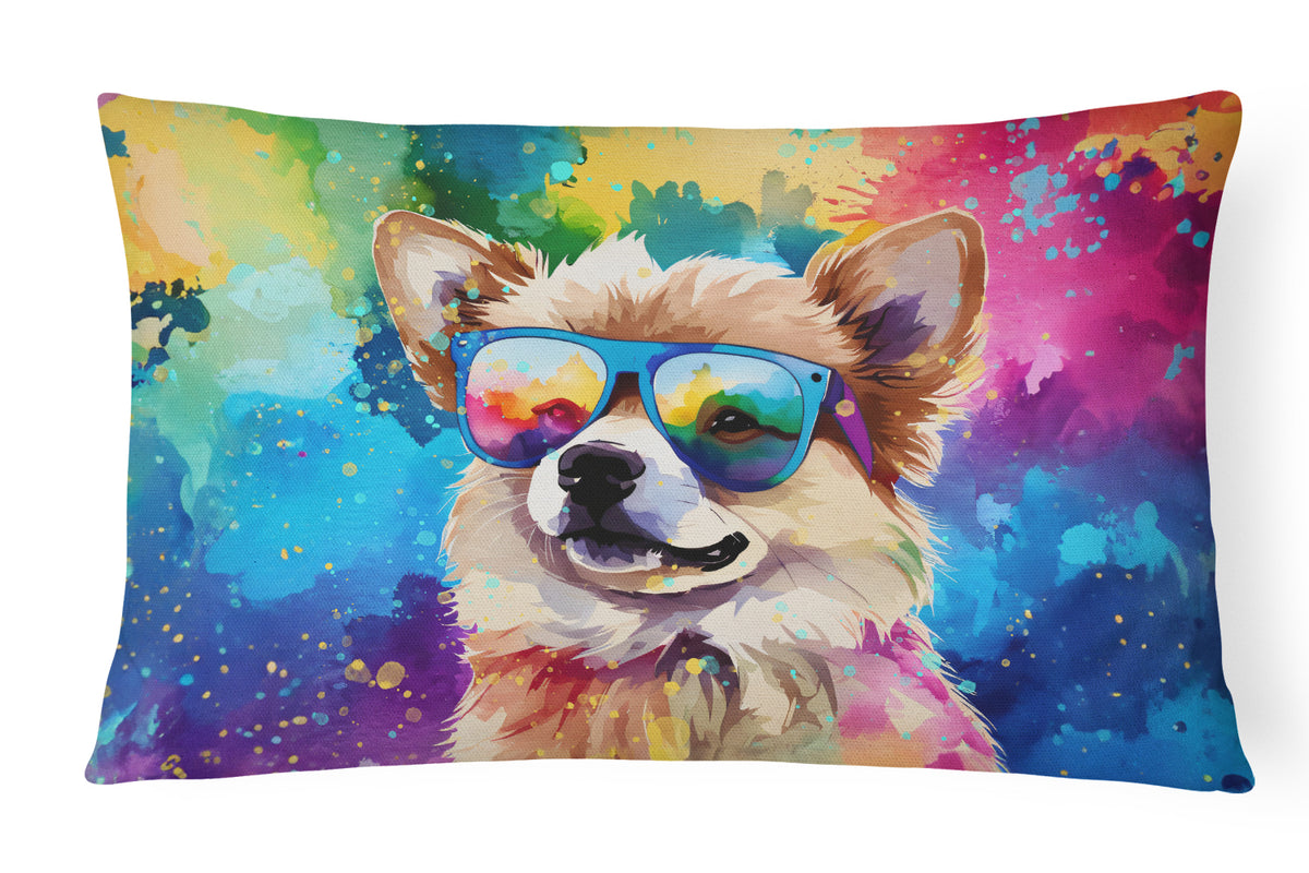 Buy this Pomeranian Hippie Dawg Fabric Decorative Pillow