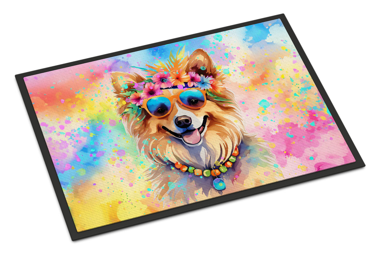 Buy this Pomeranian Hippie Dawg Indoor or Outdoor Mat 24x36