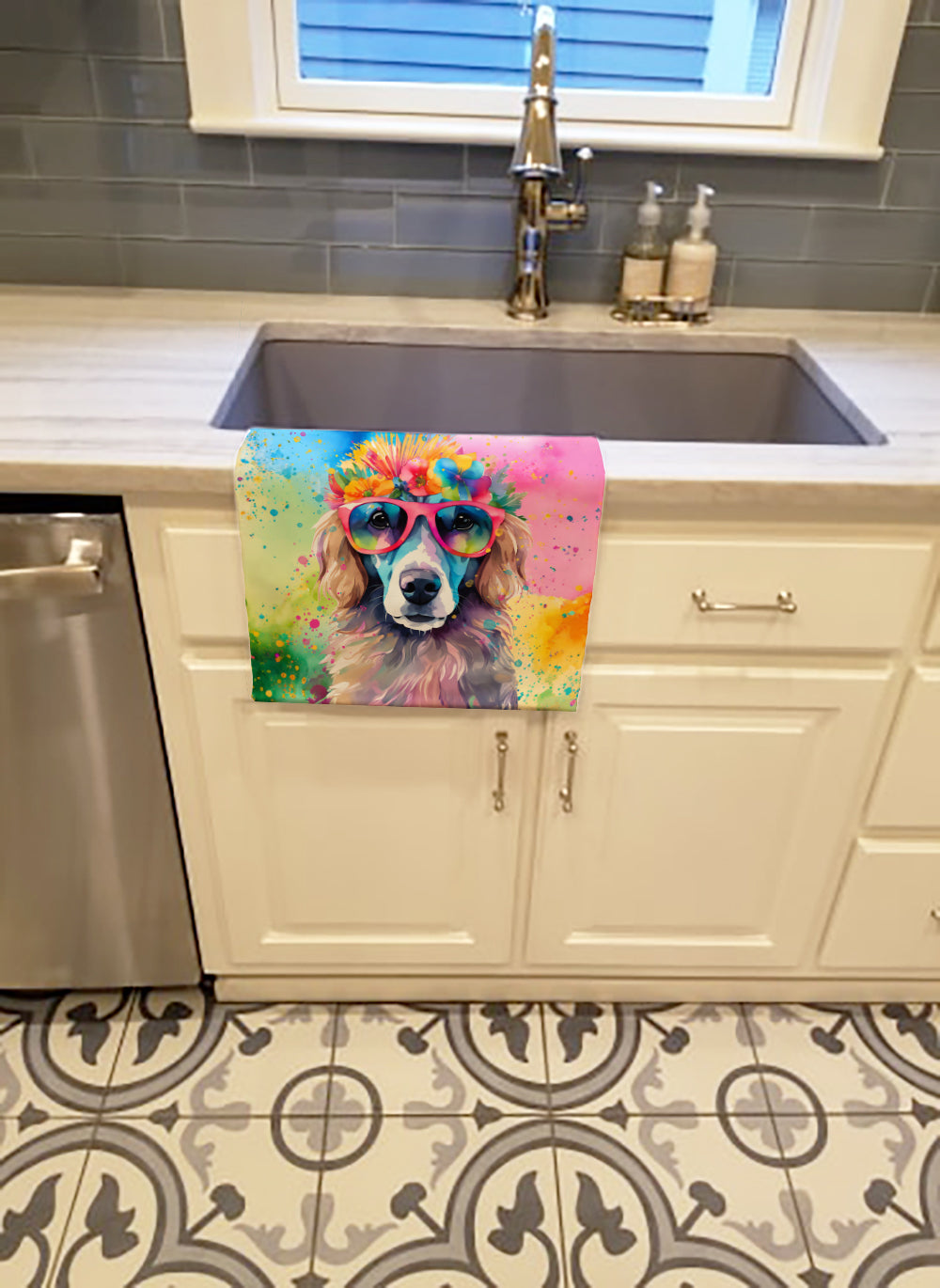 Buy this Poodle Hippie Dawg Kitchen Towel