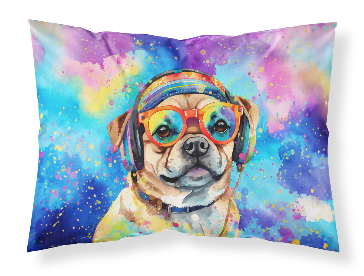 Buy this Pug Hippie Dawg Standard Pillowcase