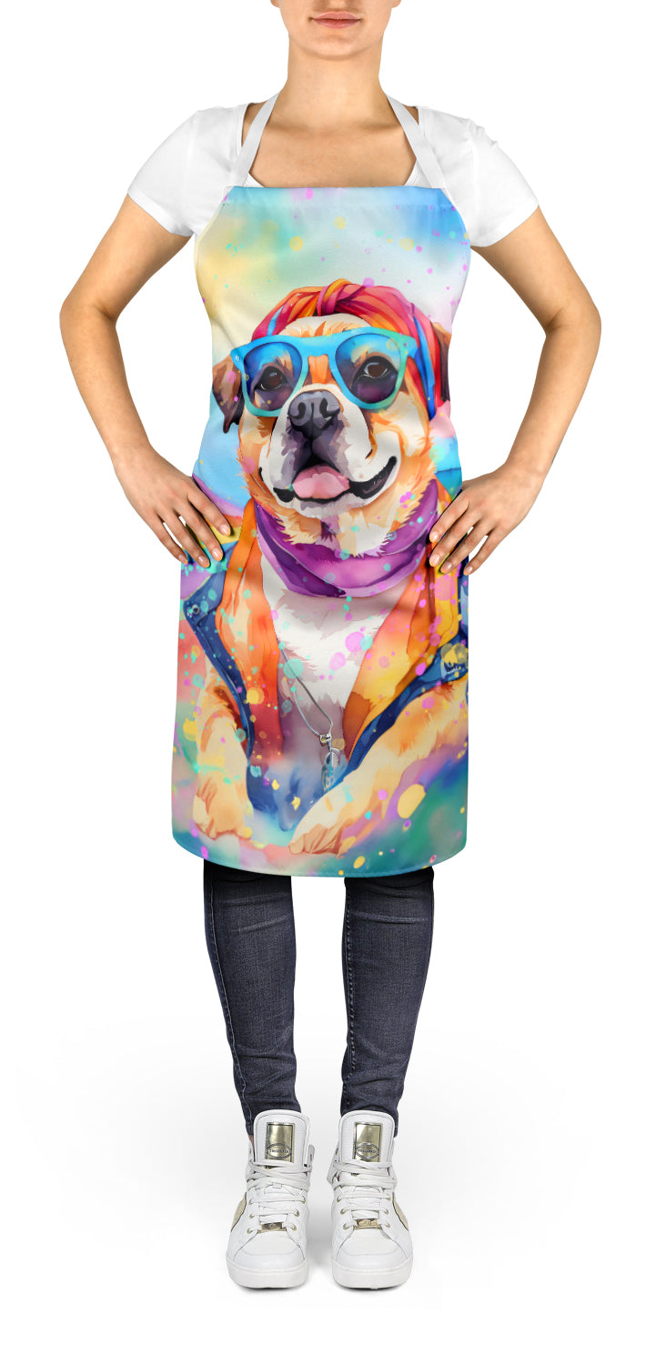 Pug Hippie Dawg Apron