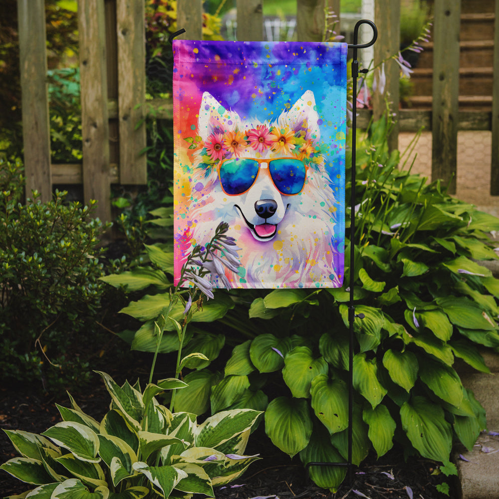 Buy this Samoyed Hippie Dawg Garden Flag