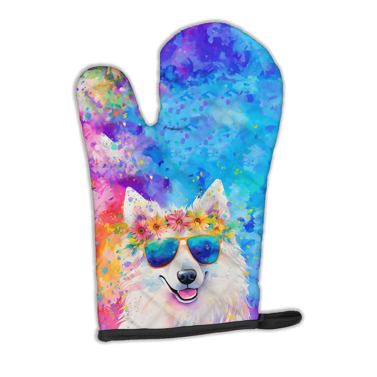 Buy this Samoyed Hippie Dawg Oven Mitt