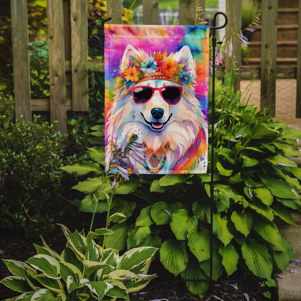 Buy this Samoyed Hippie Dawg Garden Flag