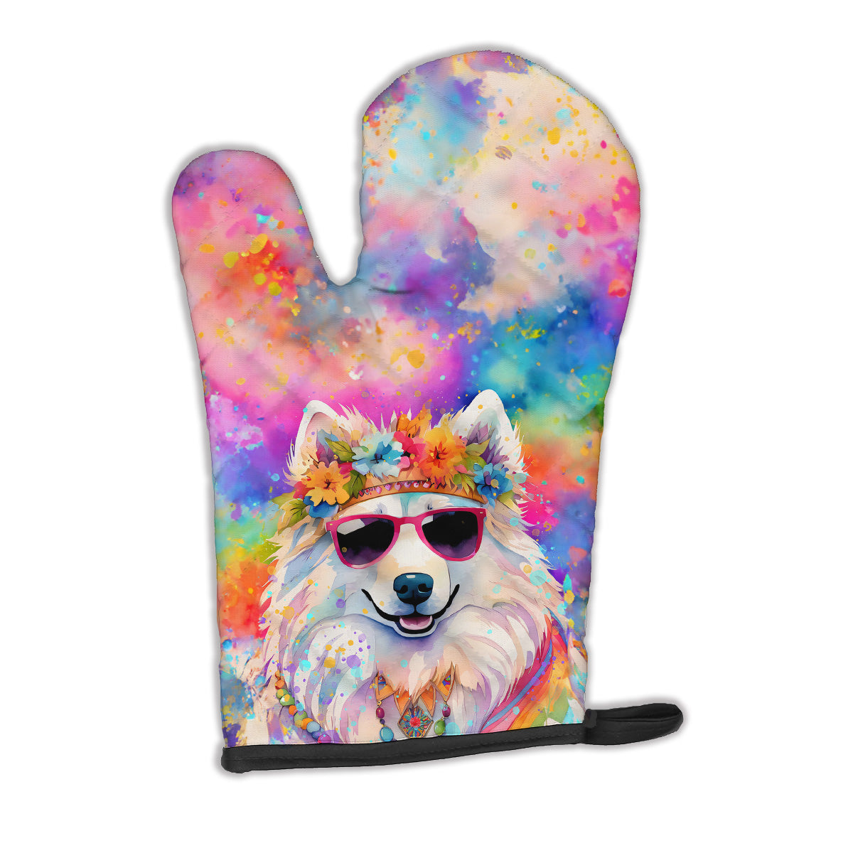 Buy this Samoyed Hippie Dawg Oven Mitt