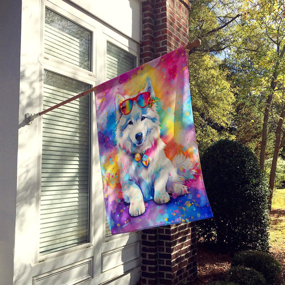 Buy this Samoyed Hippie Dawg House Flag