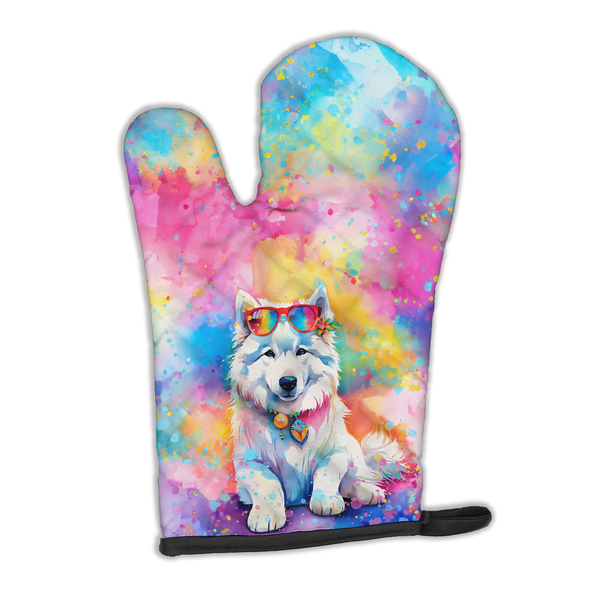 Buy this Samoyed Hippie Dawg Oven Mitt