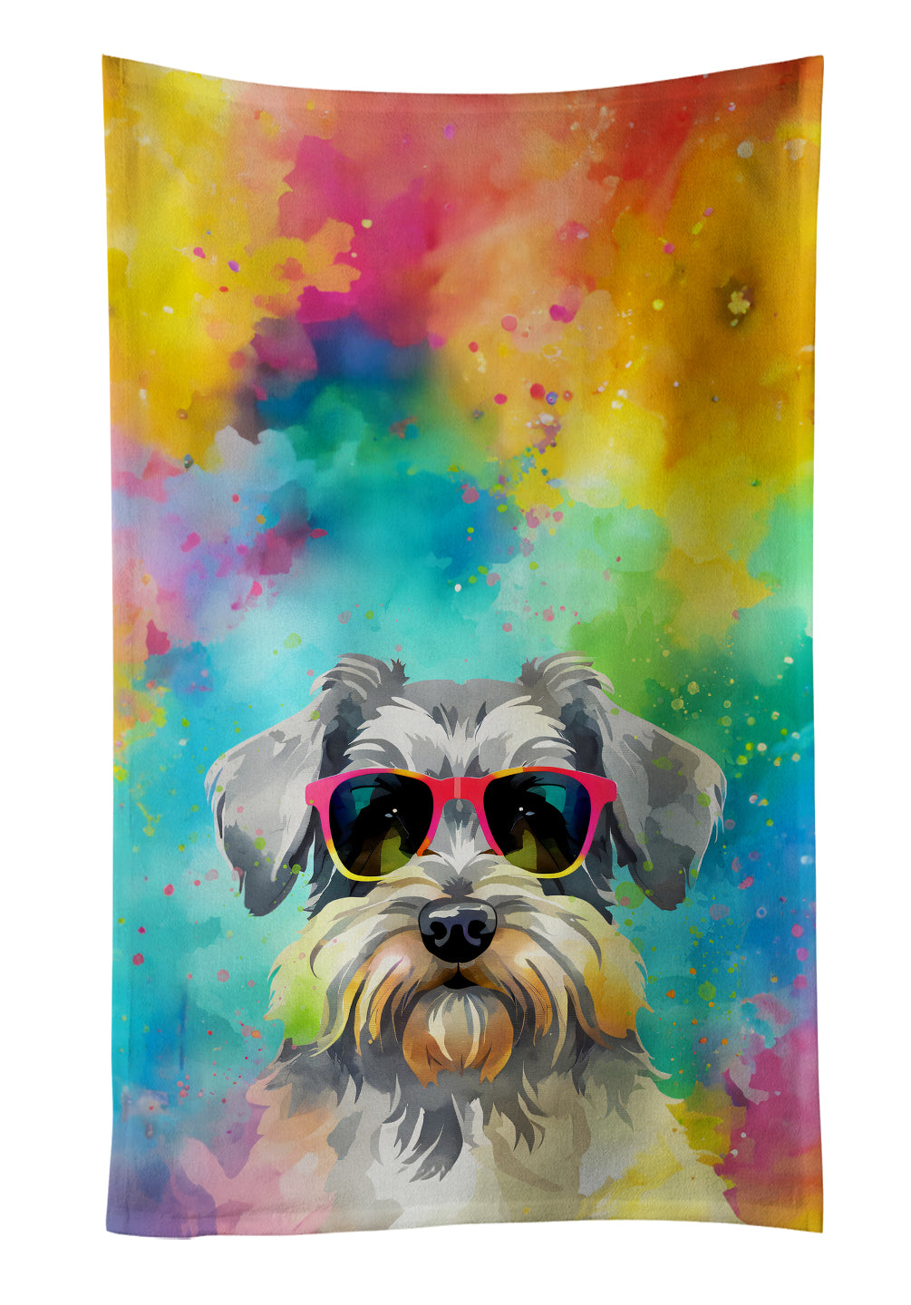 Buy this Schnauzer Hippie Dawg Kitchen Towel