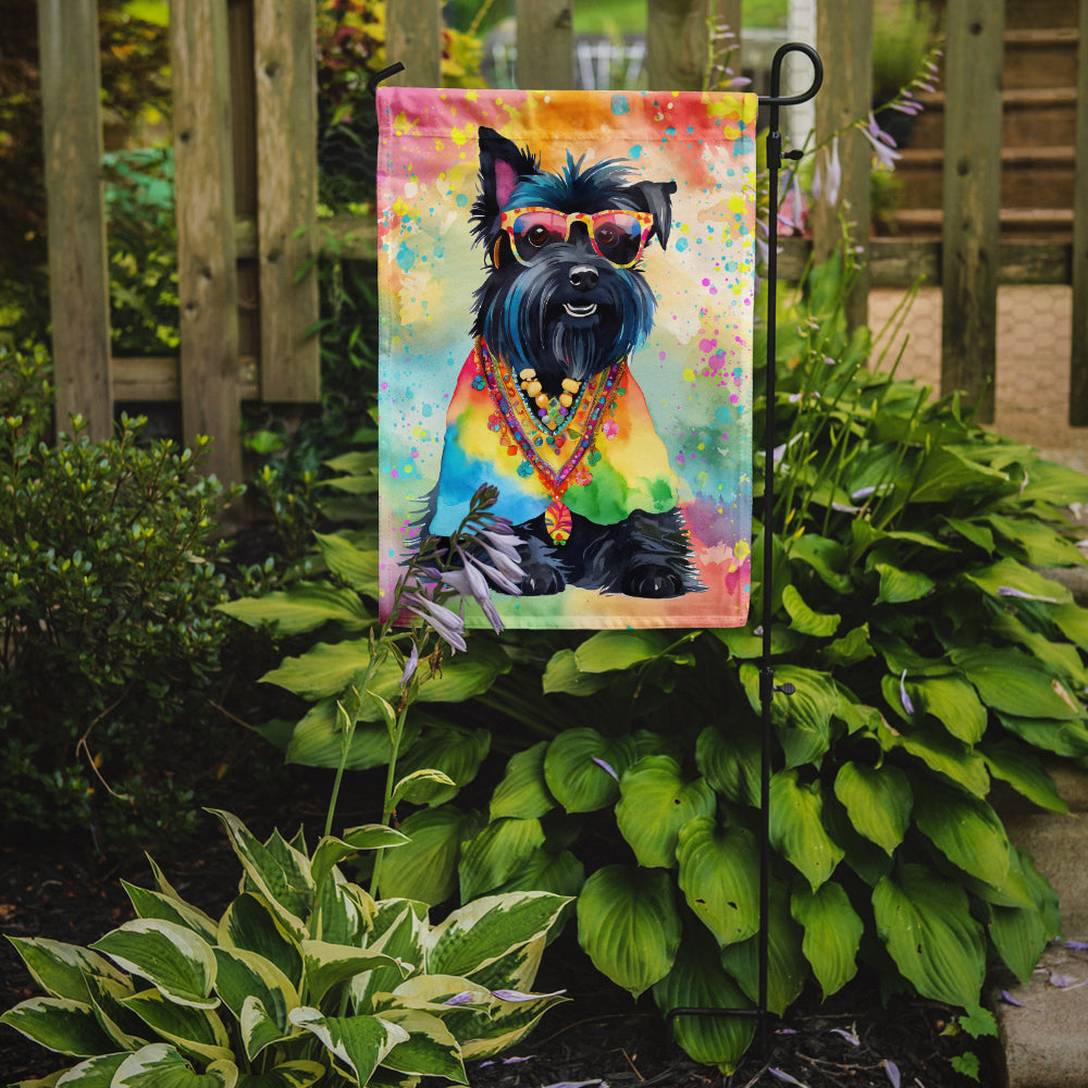 Buy this Scottish Terrier Hippie Dawg Garden Flag