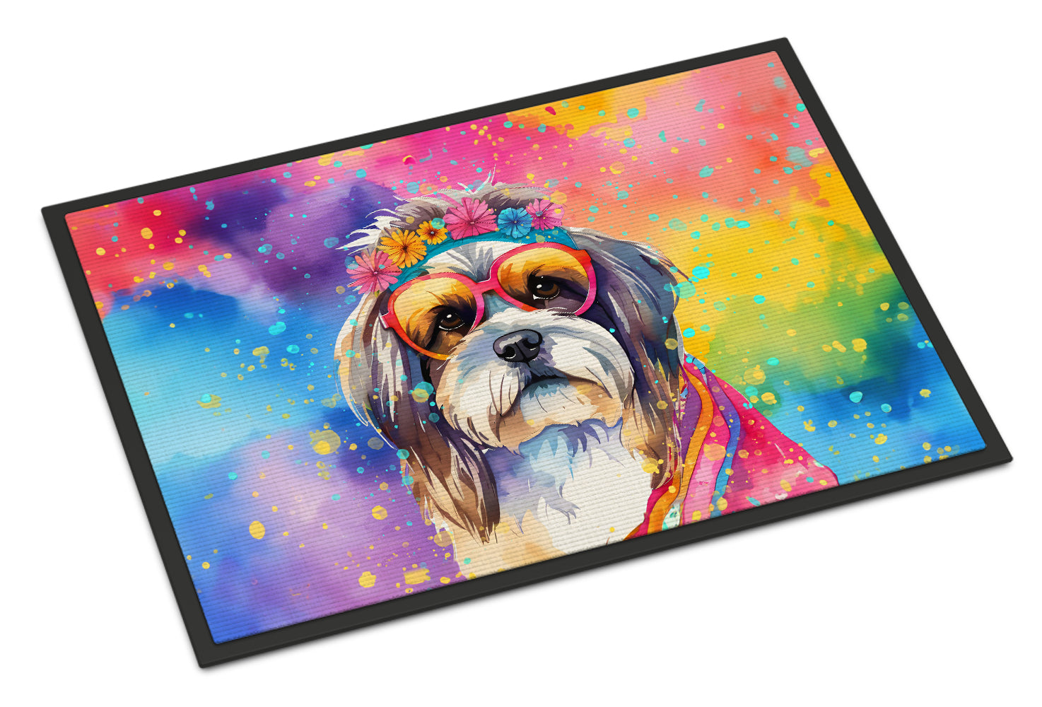 Buy this Shih Tzu Hippie Dawg Indoor or Outdoor Mat 24x36