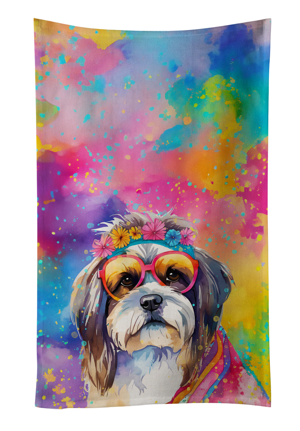 Buy this Shih Tzu Hippie Dawg Kitchen Towel