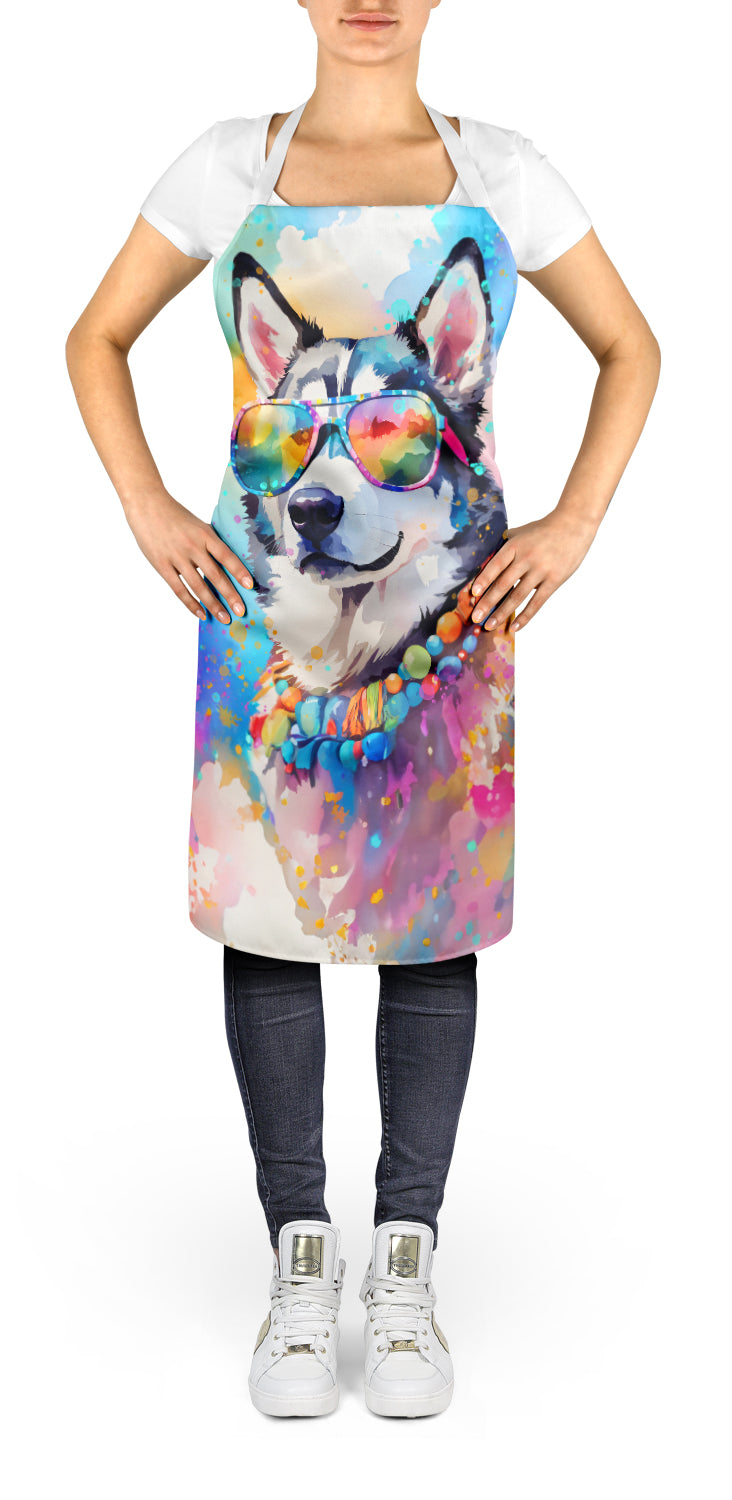 Buy this Siberian Husky Hippie Dawg Apron