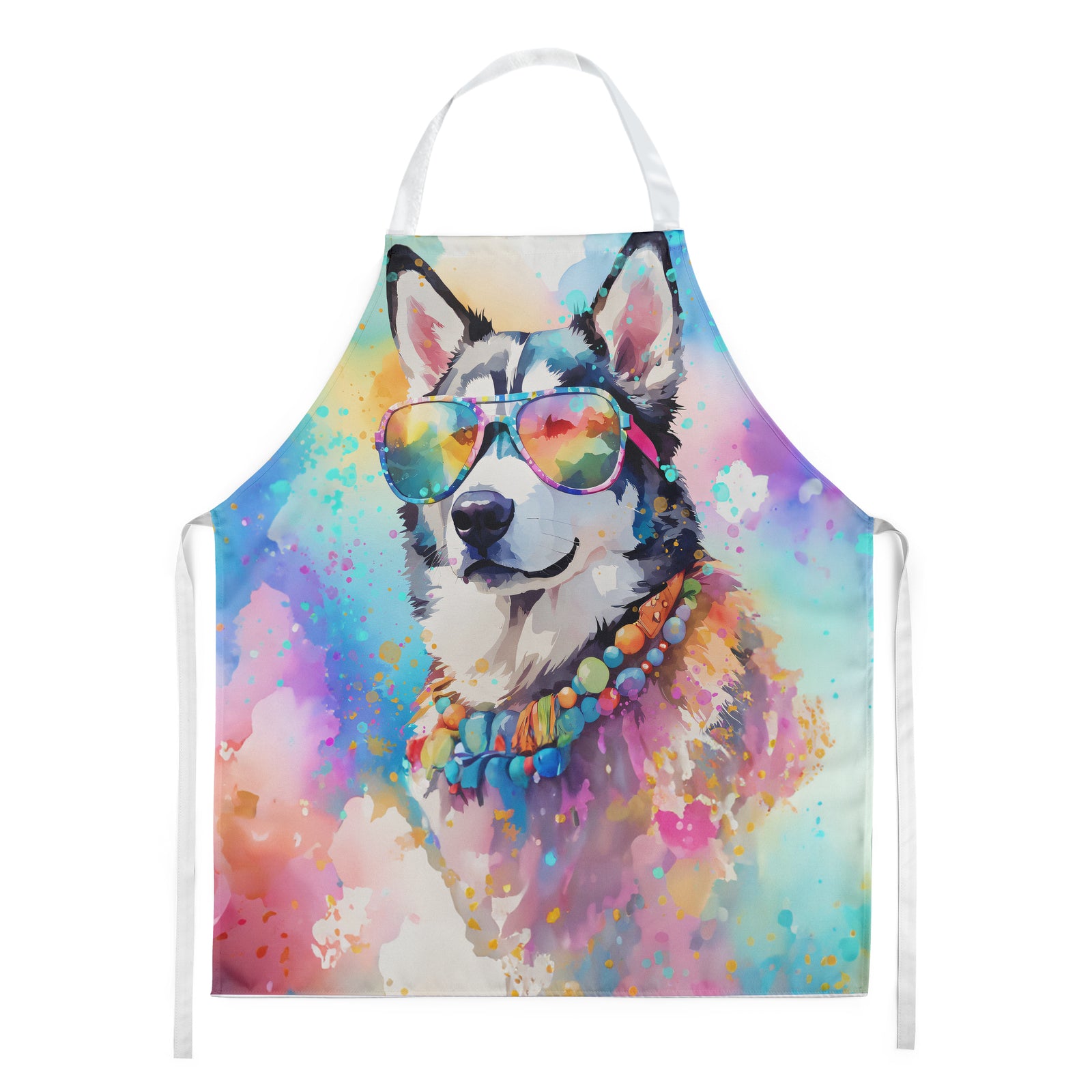 Buy this Siberian Husky Hippie Dawg Apron