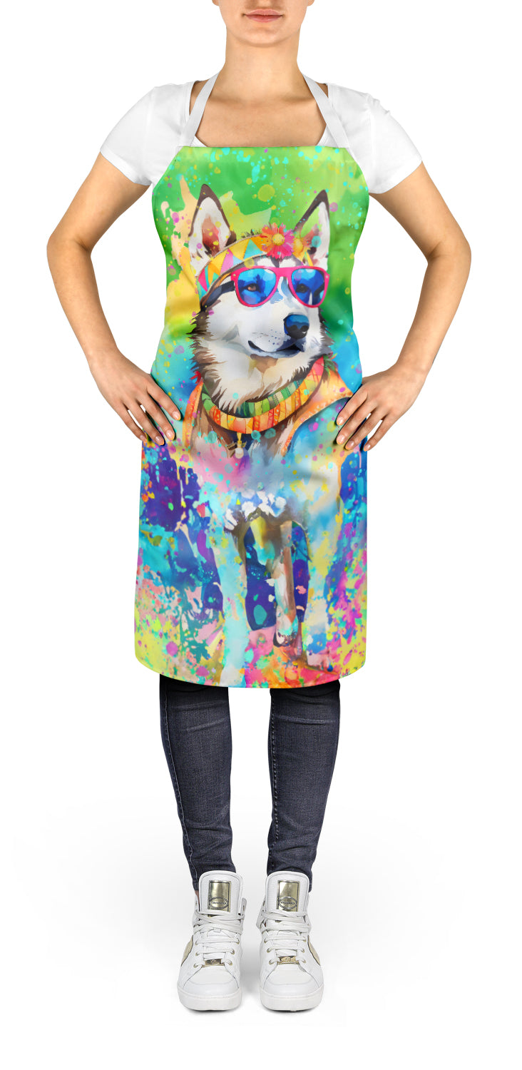 Buy this Siberian Husky Hippie Dawg Apron