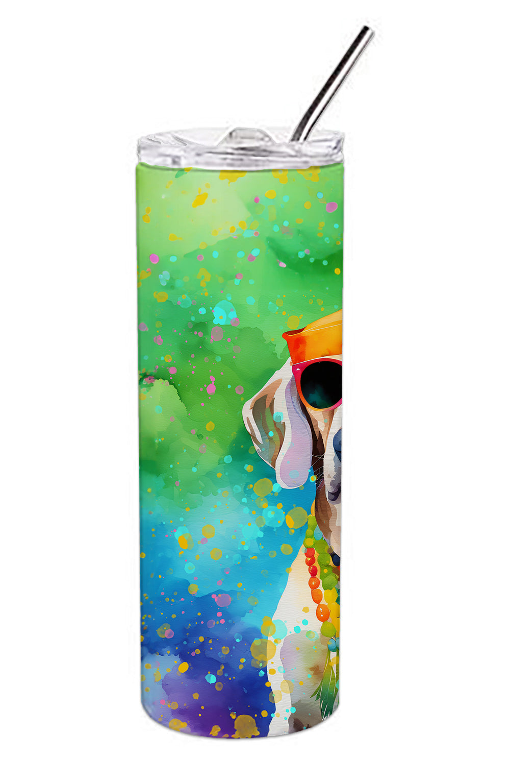 Buy this Weimaraner Hippie Dawg Stainless Steel Skinny Tumbler