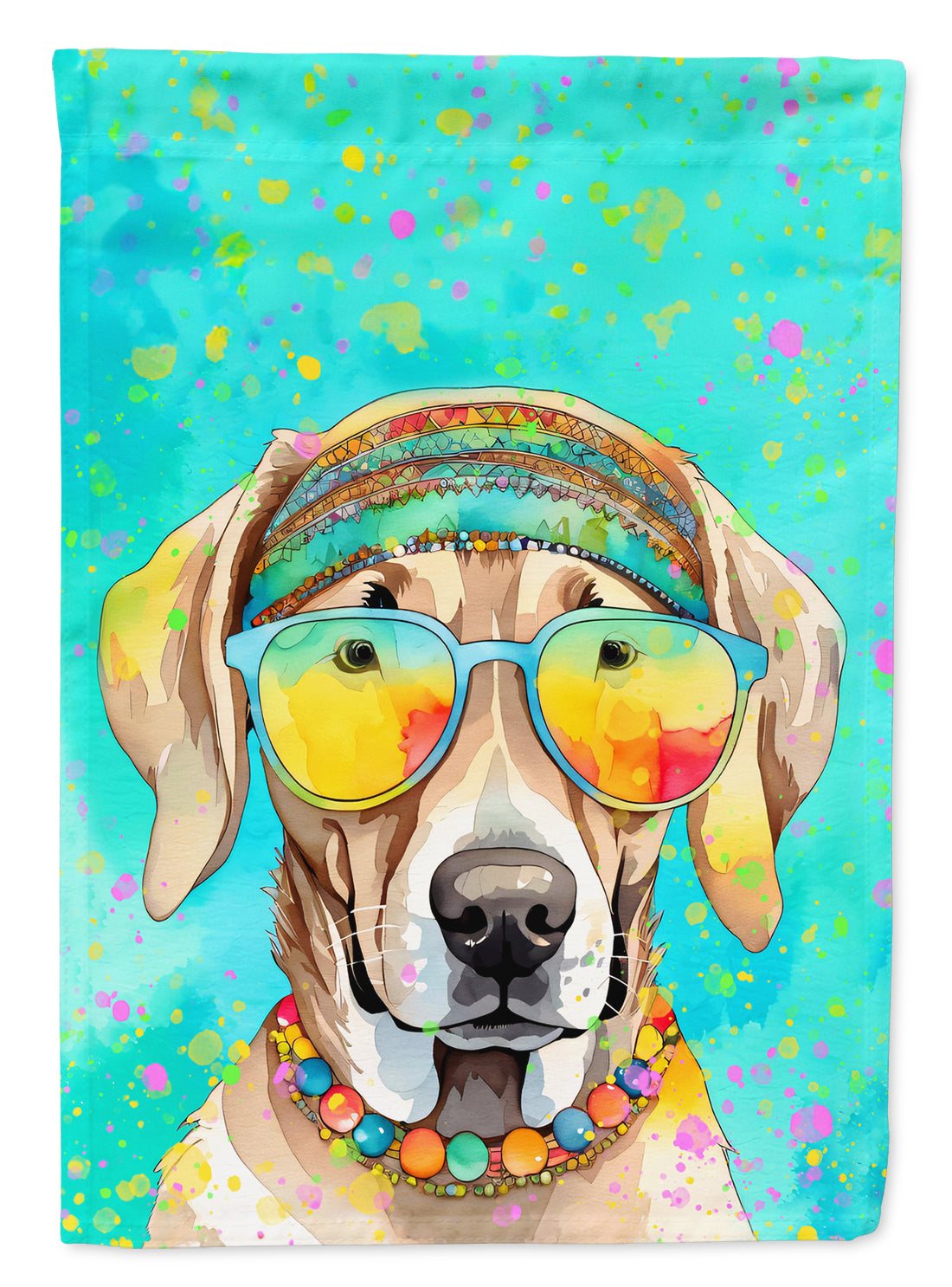 Buy this Weimaraner Hippie Dawg House Flag