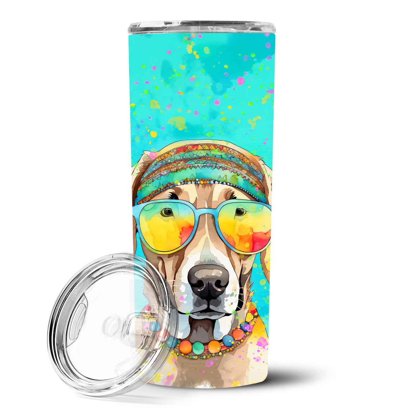 Buy this Weimaraner Hippie Dawg Stainless Steel Skinny Tumbler