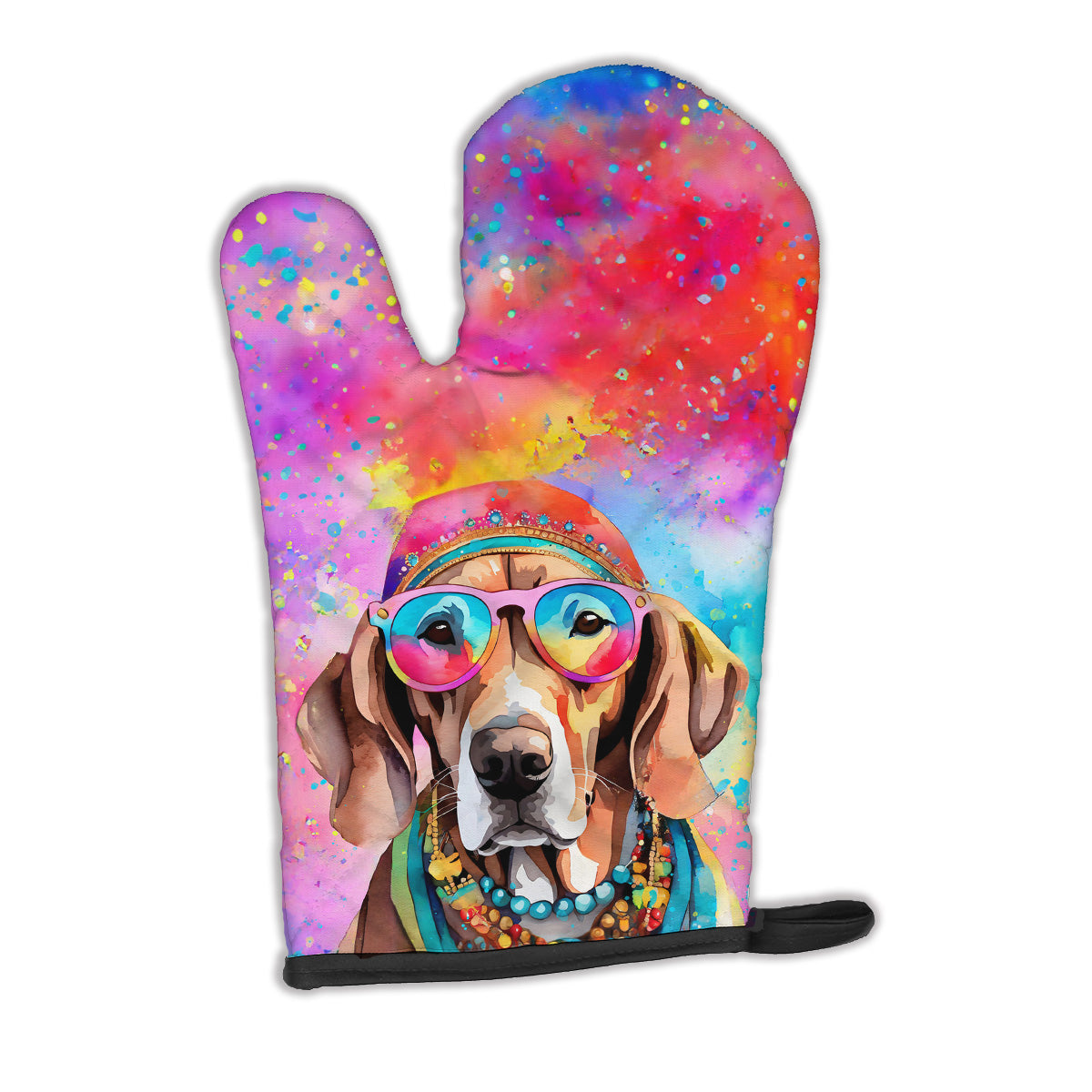 Buy this Weimaraner Hippie Dawg Oven Mitt