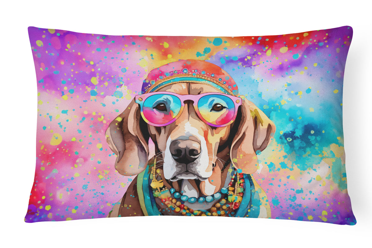 Buy this Weimaraner Hippie Dawg Fabric Decorative Pillow