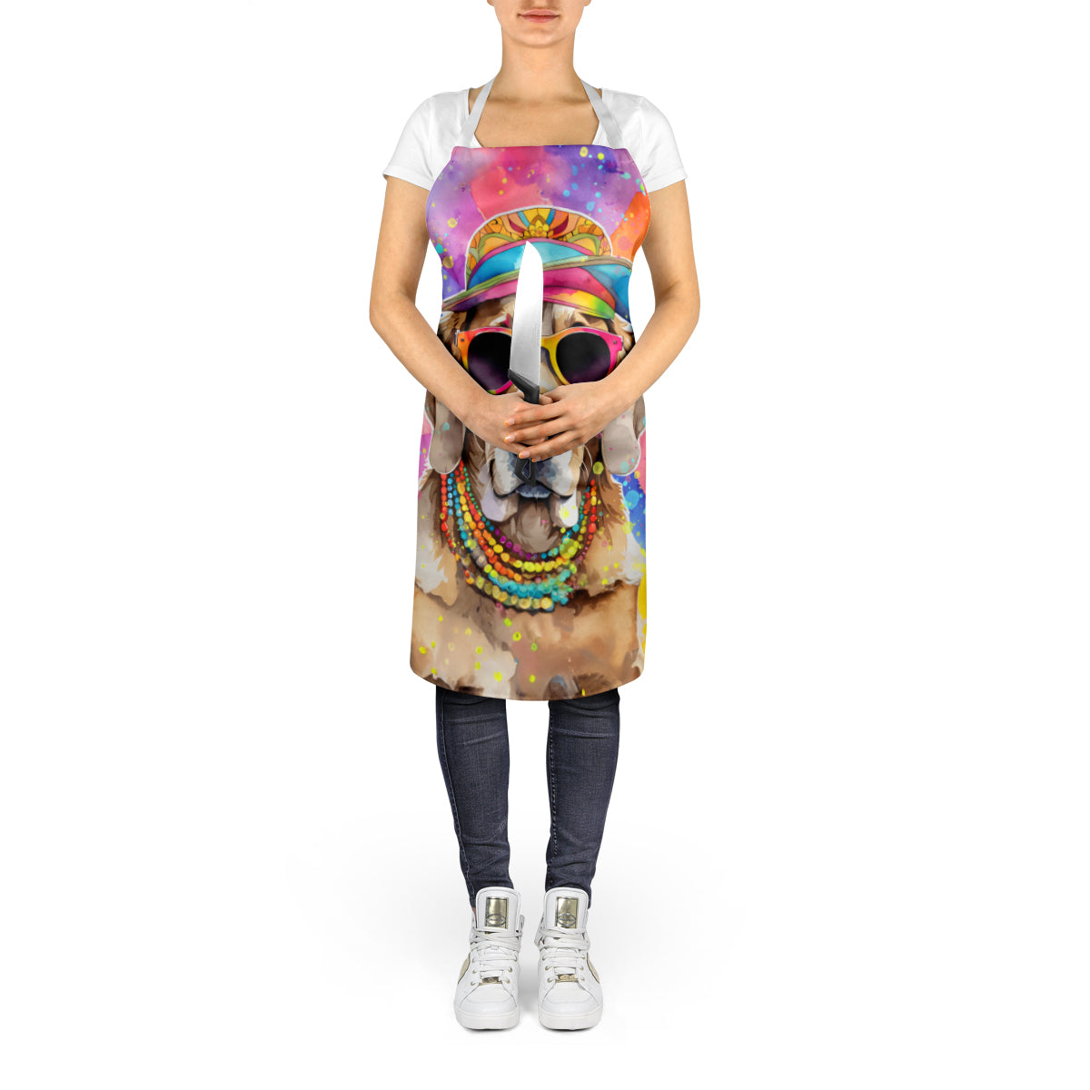 Weimaraner Hippie Dawg Apron