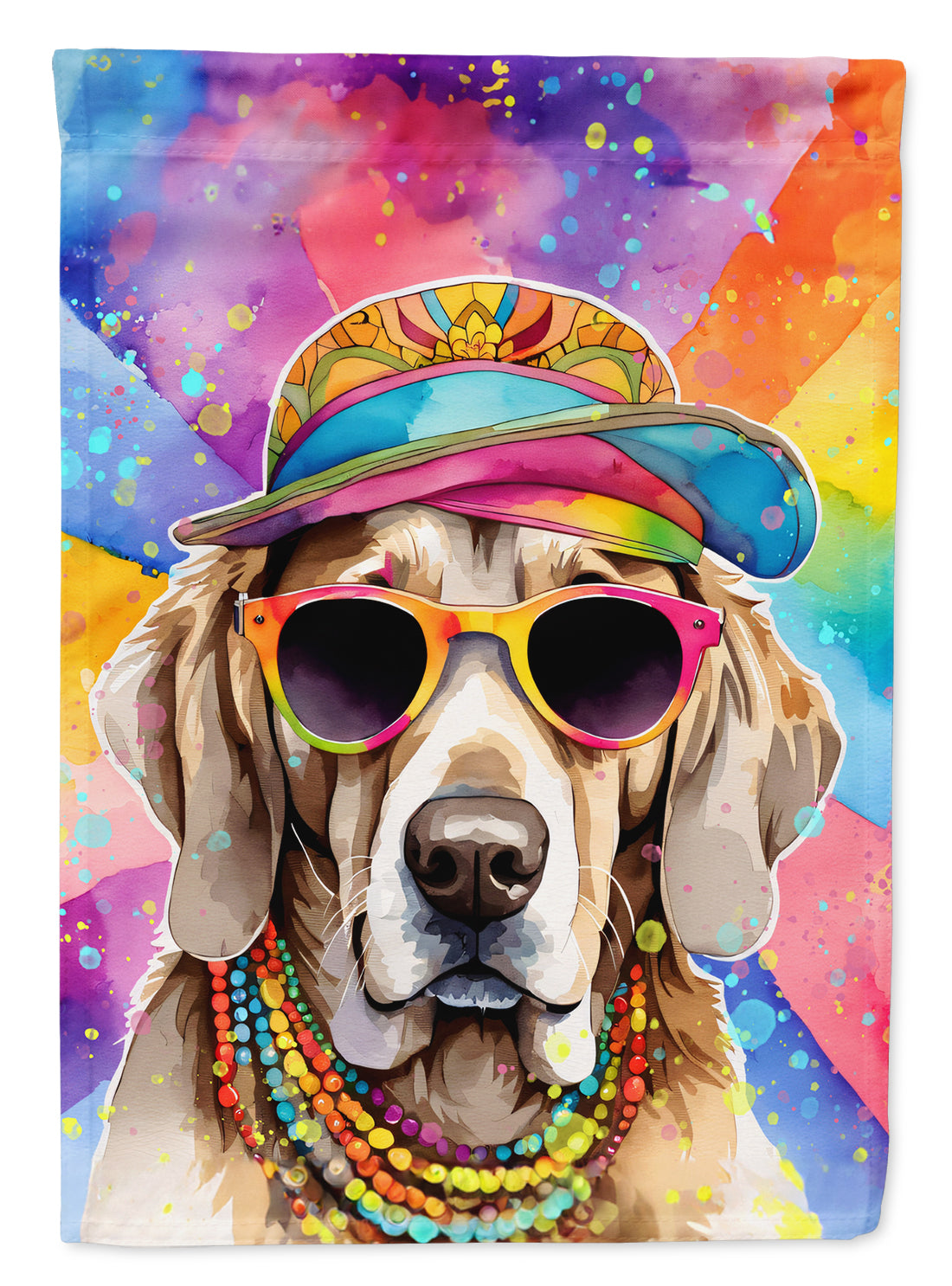 Buy this Weimaraner Hippie Dawg House Flag