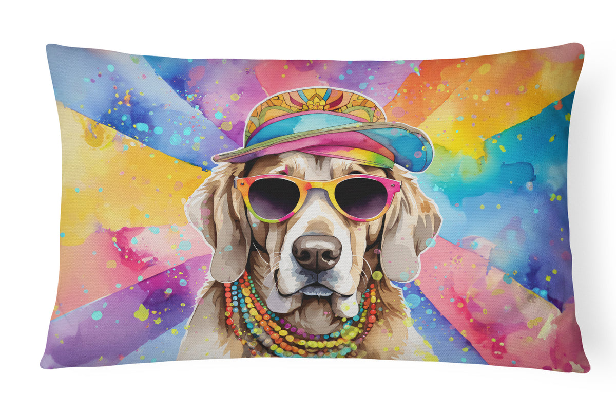 Buy this Weimaraner Hippie Dawg Fabric Decorative Pillow