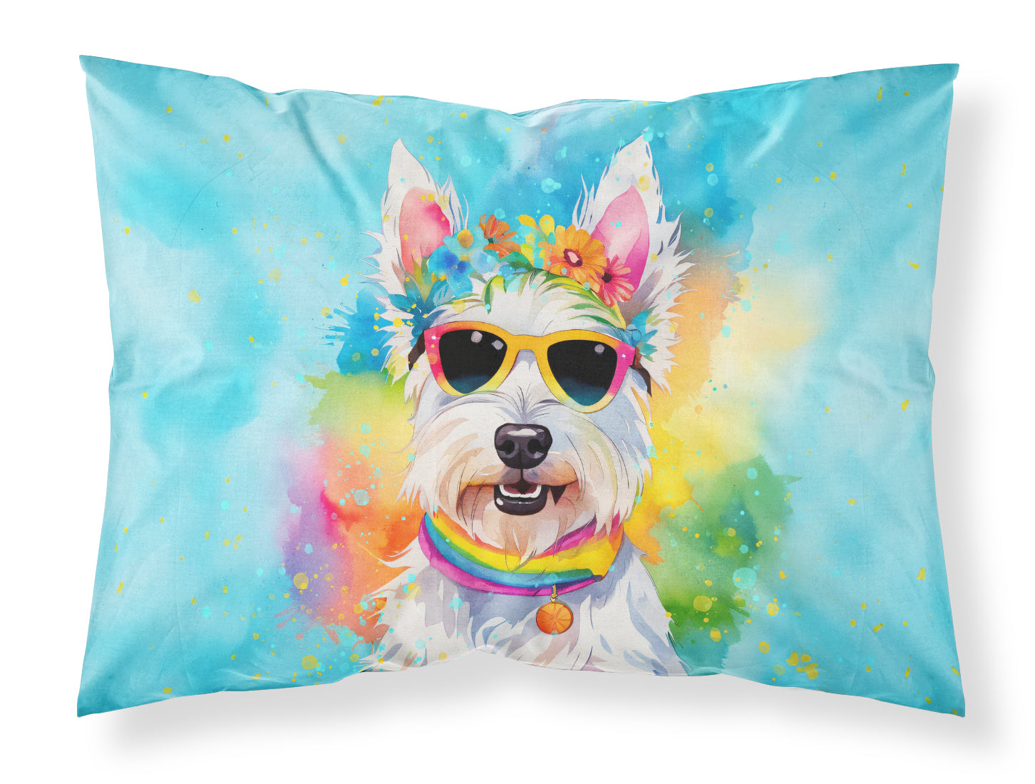 Buy this Westie Hippie Dawg Standard Pillowcase