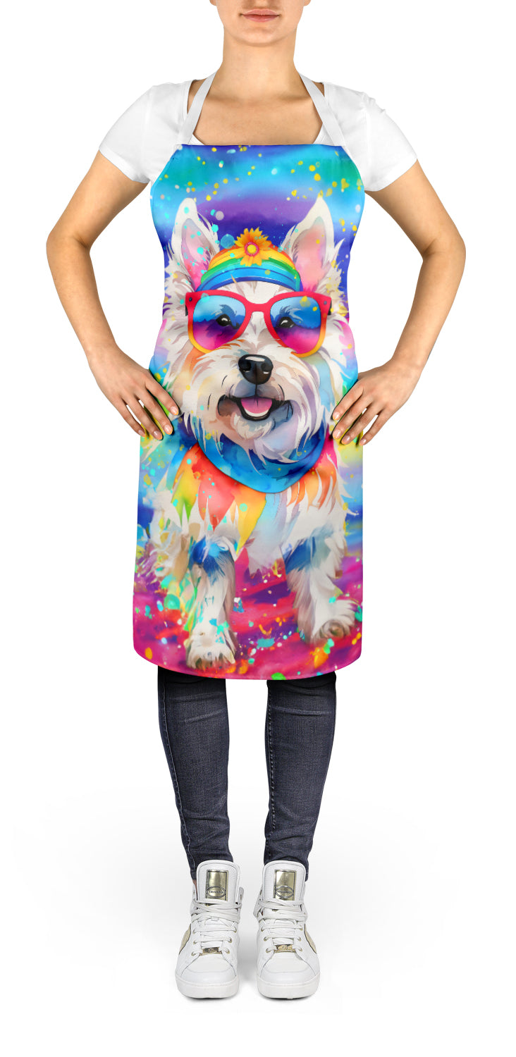 Westie Hippie Dawg Apron