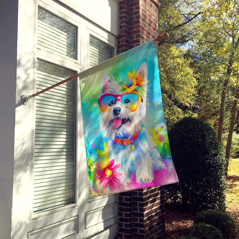 Buy this Westie Hippie Dawg House Flag