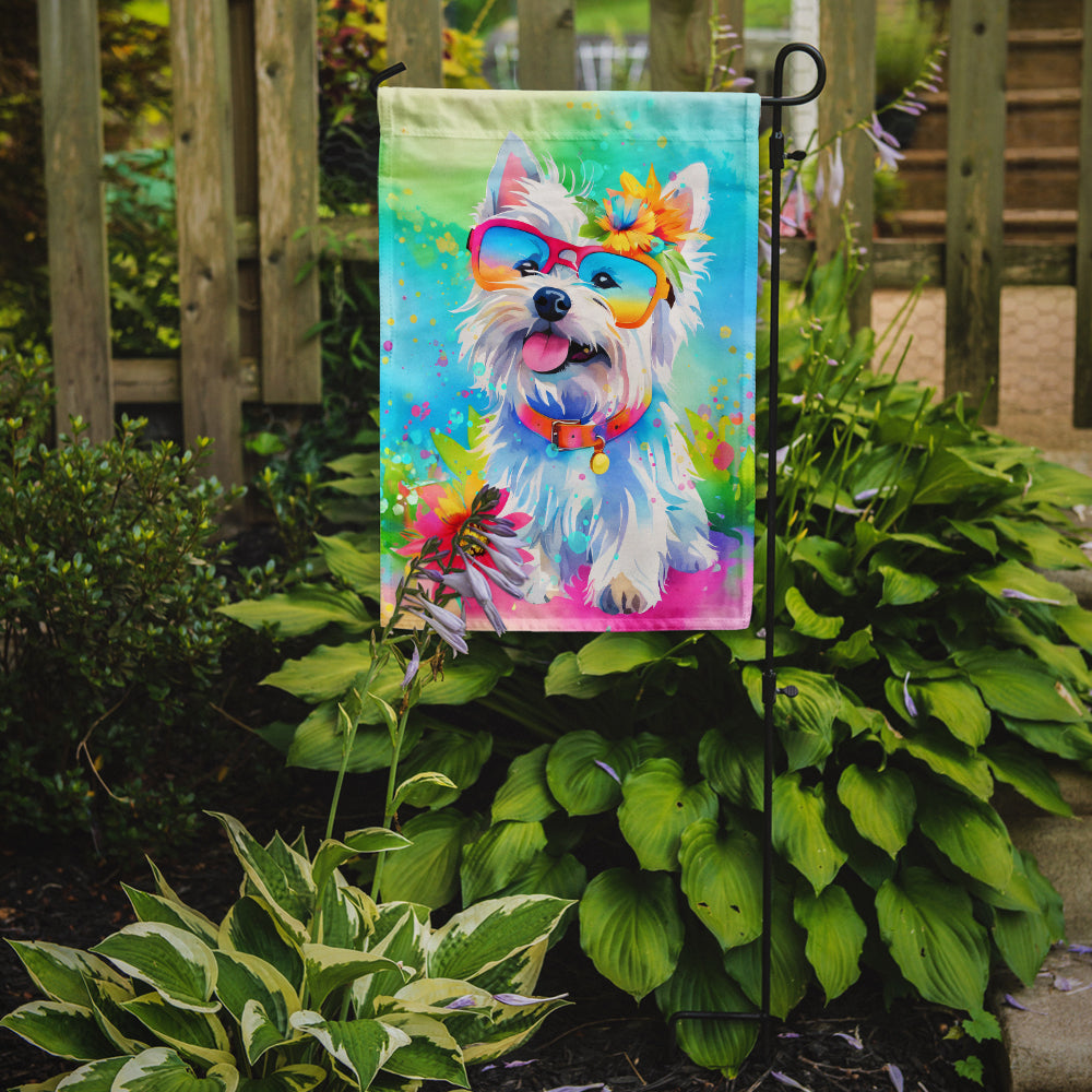 Buy this Westie Hippie Dawg Garden Flag