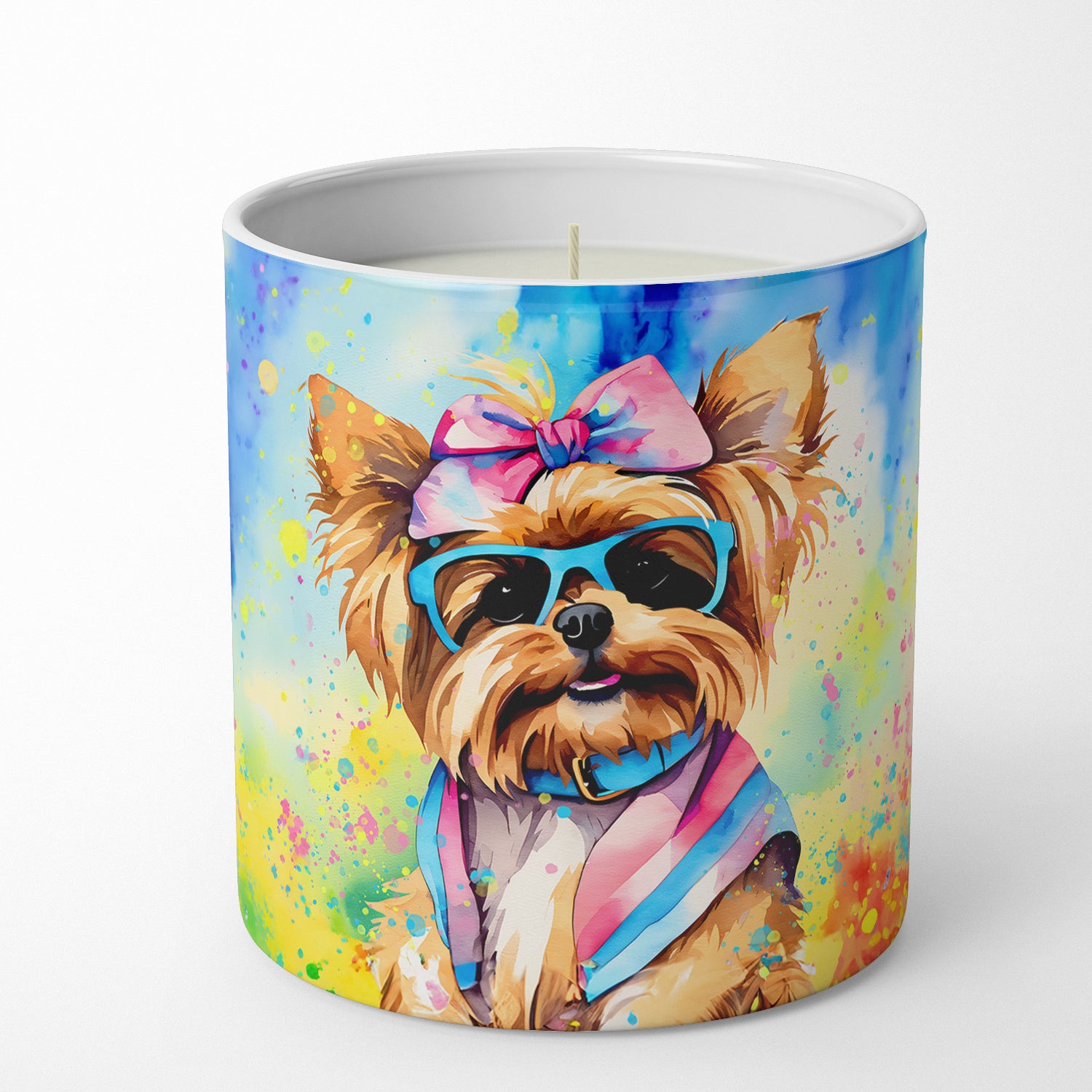 Buy this Yorkshire Terrier Hippie Dawg Decorative Soy Candle