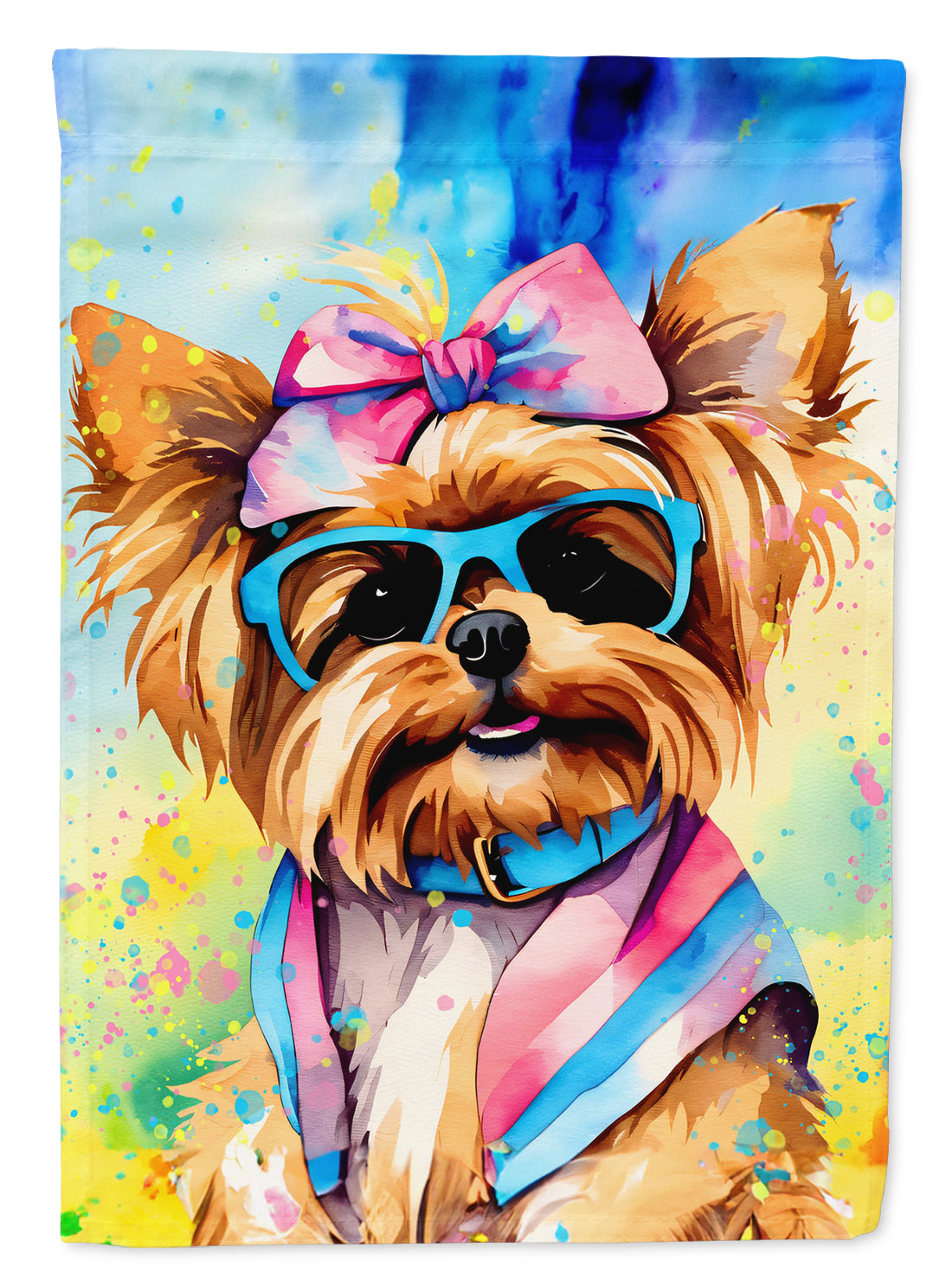 Buy this Yorkshire Terrier Hippie Dawg House Flag