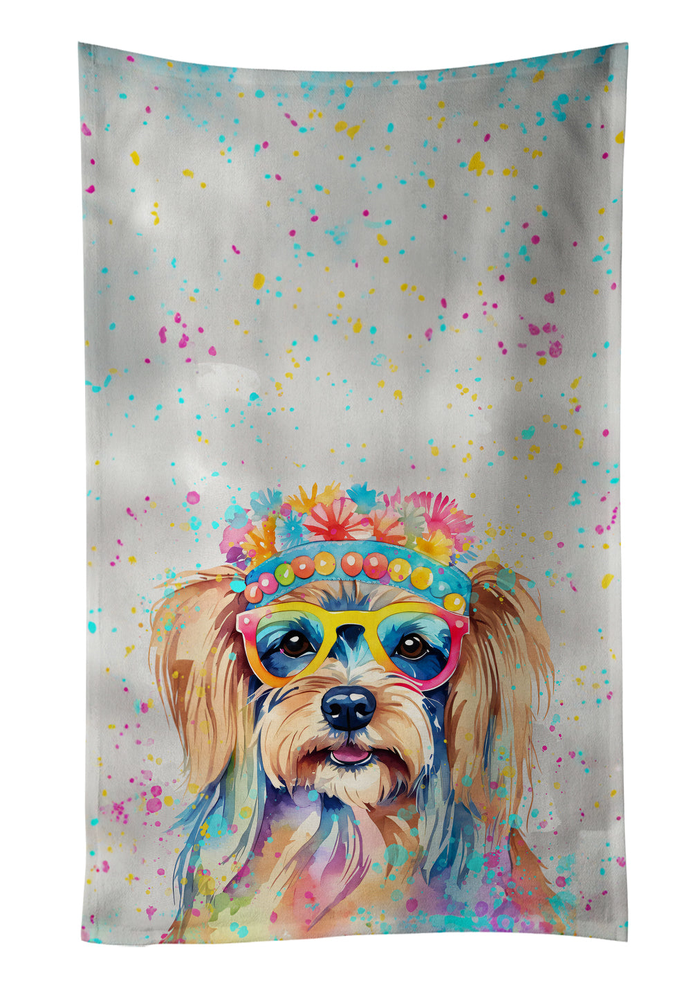 Buy this Yorkshire Terrier Hippie Dawg Kitchen Towel