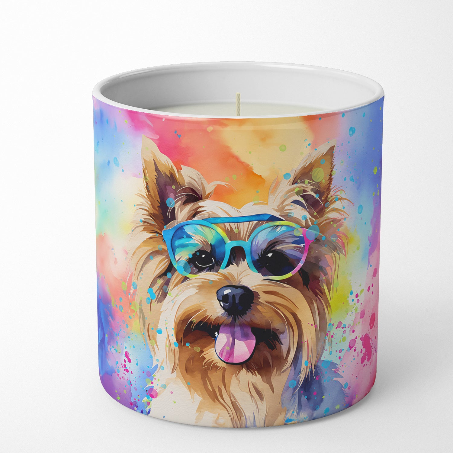 Buy this Yorkshire Terrier Hippie Dawg Decorative Soy Candle