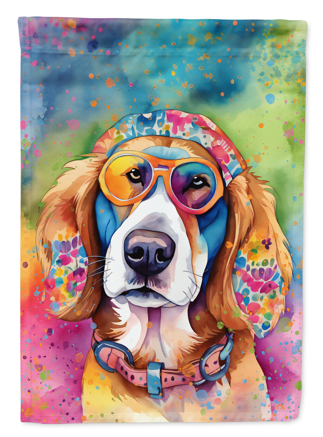 Buy this Hippie Dawg Garden Flag