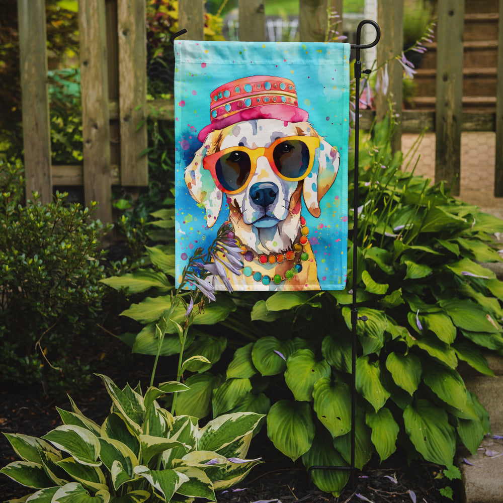 Buy this Hippie Dawg Garden Flag