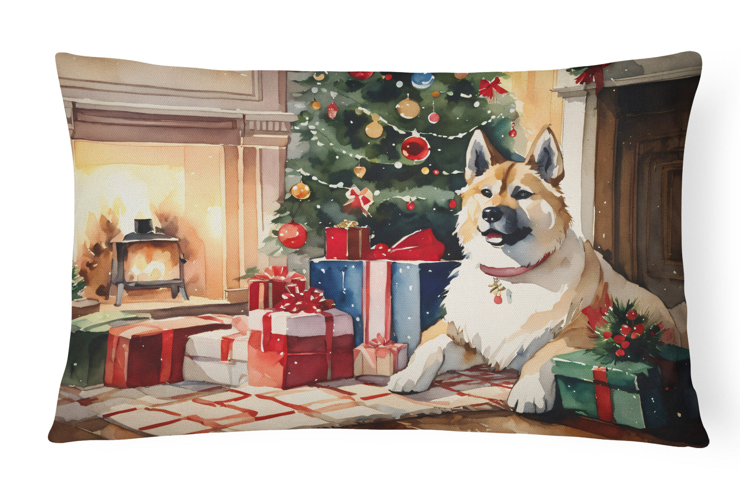 Buy this Akita Cozy Christmas Throw Pillow